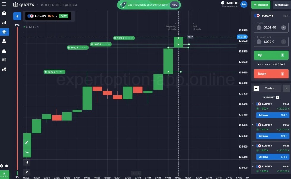 Quotex web terminal