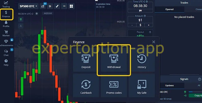 Pocket Option: withdrawal of funds from broker